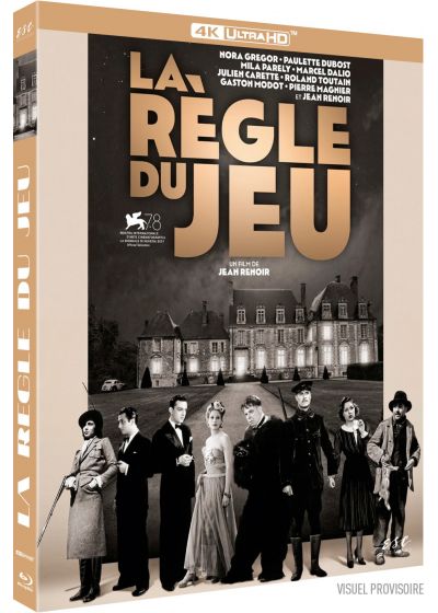 La Règle du jeu 4K (1939) de Jean Renoir - front cover