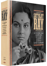 Charger l&#39;image dans la galerie, Satyajit Ray - La Grande ville + Charulata + Le Saint + Le Lâche + Le Héros + Le Dieu éléphant (1963-1979) de Satyajit Ray front cover
