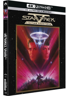 Star Trek V : L'Ultime Frontière 4K (1989) de William Shatner - front cover