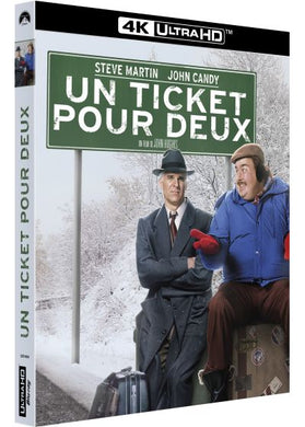 Un Ticket pour deux 4K (1987) de John Hughes - front cover