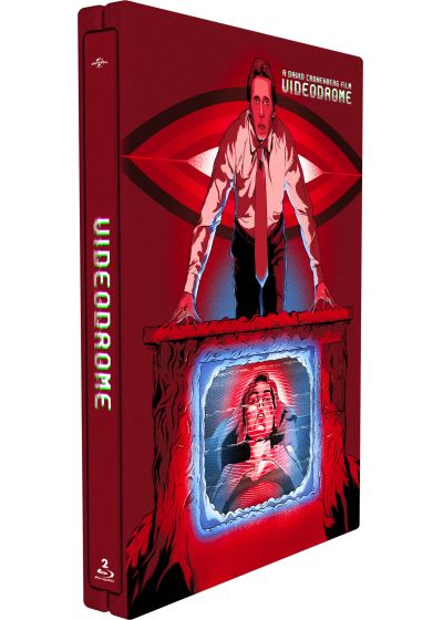 Videodrome Steelbook (1983) de David Cronenberg - front cover