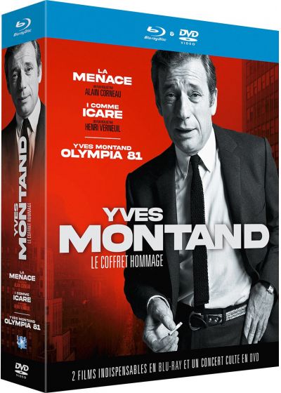 Yves Montand - 100ème anniversaire : I comme Icare + La menace + Olympia 81 (1977-1981) de Henri Verneuil, Alain Corneau - front cover