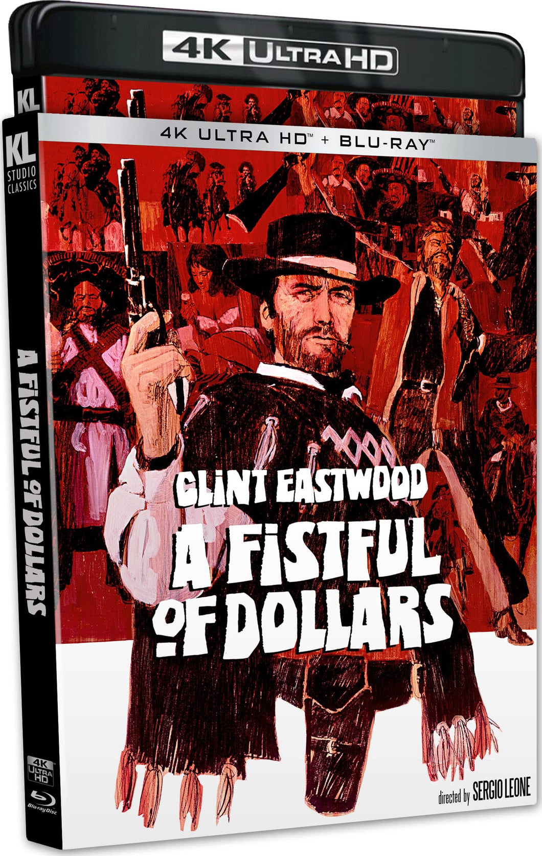 A Fistful of Dollars 4K (1964) de Sergio Leone - front cover