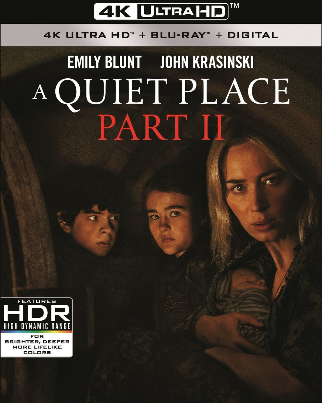 A Quiet Place Part II 4K (2020) de John Krasinski - front cover
