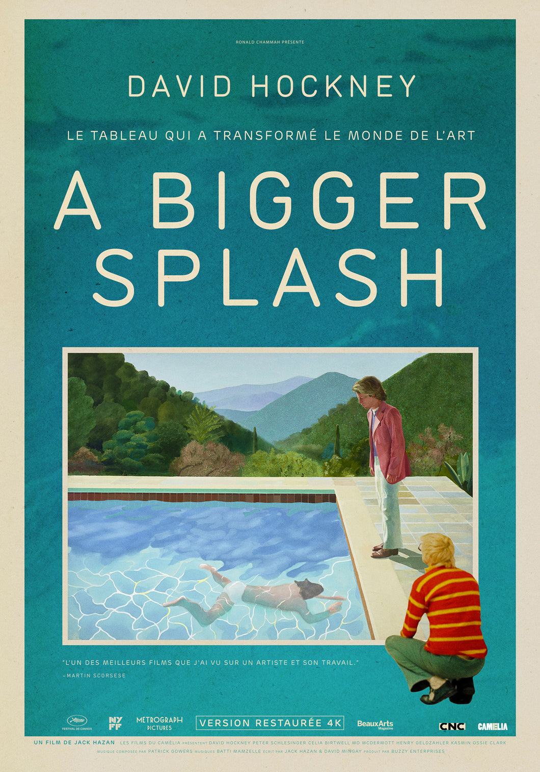 A Bigger Splash Mediabook Collector (1974) de Jack Hazan - front cover