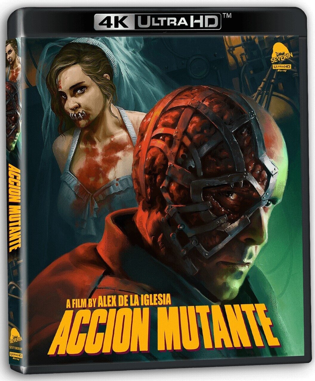 Accion Mutante 4K (1992) de Álex de la Iglesia - front cover