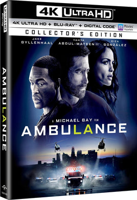 Ambulance 4K (2022) de Michael Bay - front cover