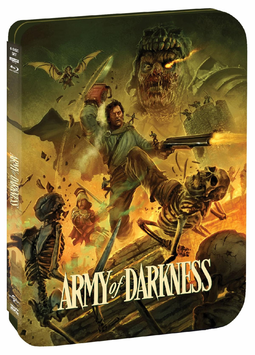 Army of Darkness 4K Steelbook (1992) de Sam Raimi - front cover