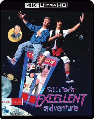 Bill & Ted's Excellent Adventure 4K (1989) de Stephen Herek - front cover