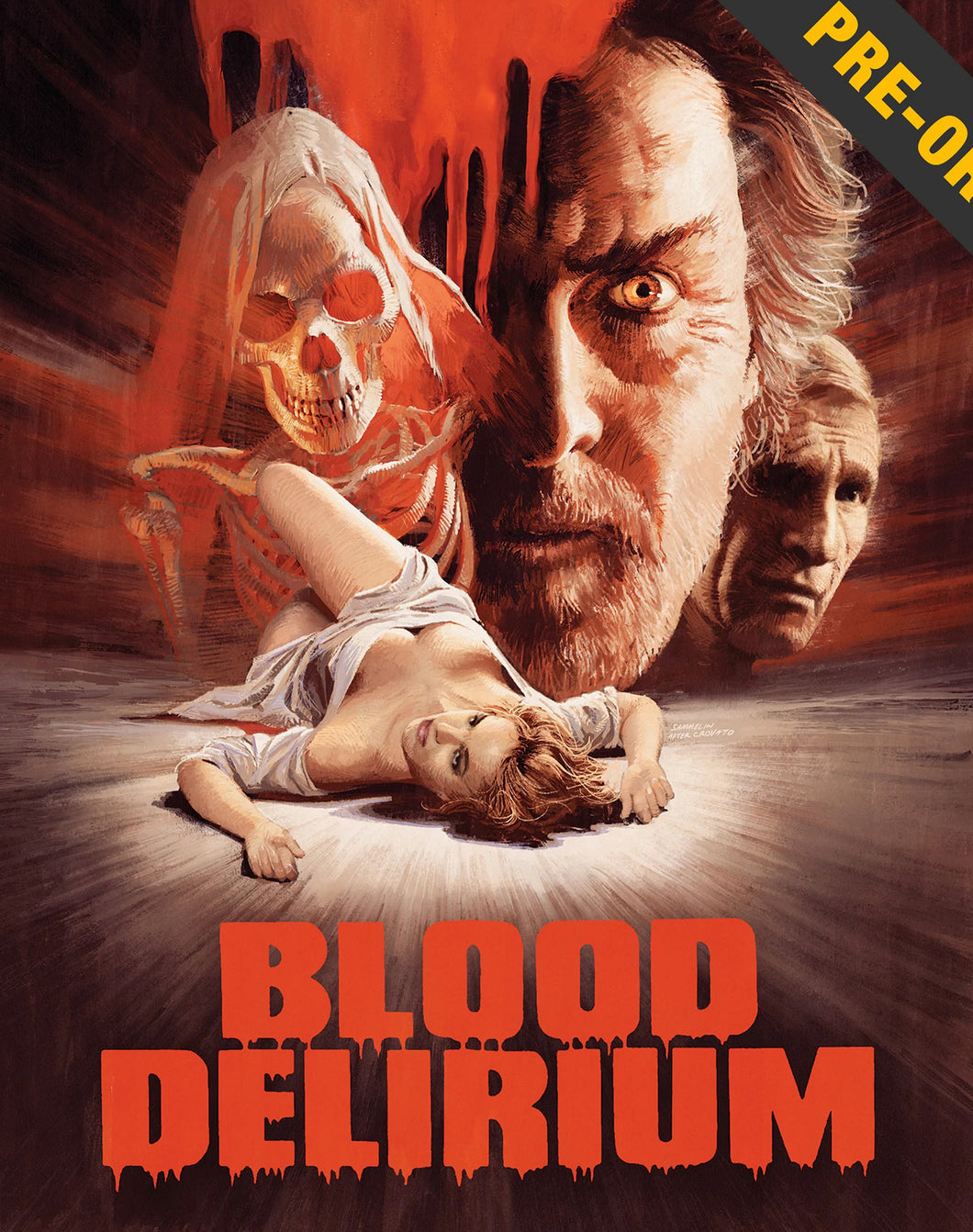 Blood Delirium (1988) de Sergio Bergonzelli - front cover