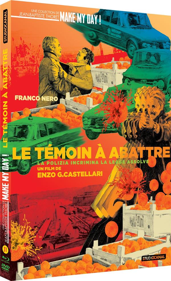 Blu Ray Make My Day - Un Homme à AbattreLe Témoin à abattre (1973) de Enzo G. Castellari - front cover