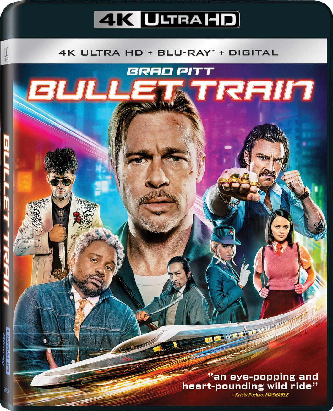 Bullet Train 4K (2022) de David Leitch - front cover