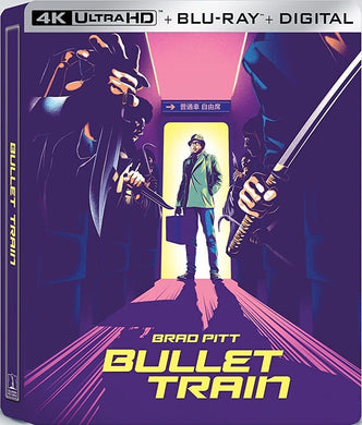 Bullet Train 4K Steelbook (2022) de David Leitch - front cover