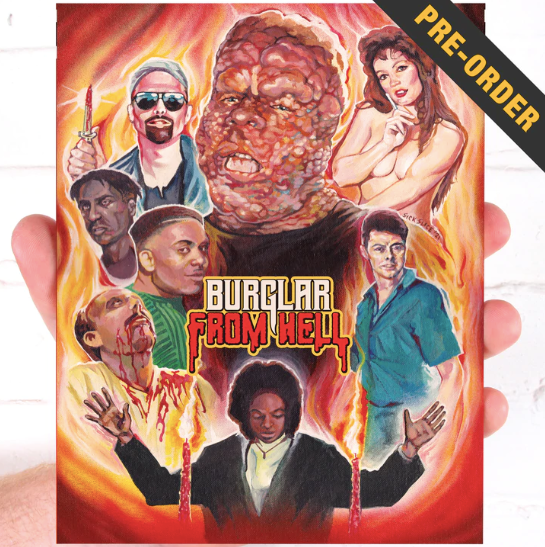 Burglar From Hell (avec fourreau) (1993) de Phil Herman - front cover