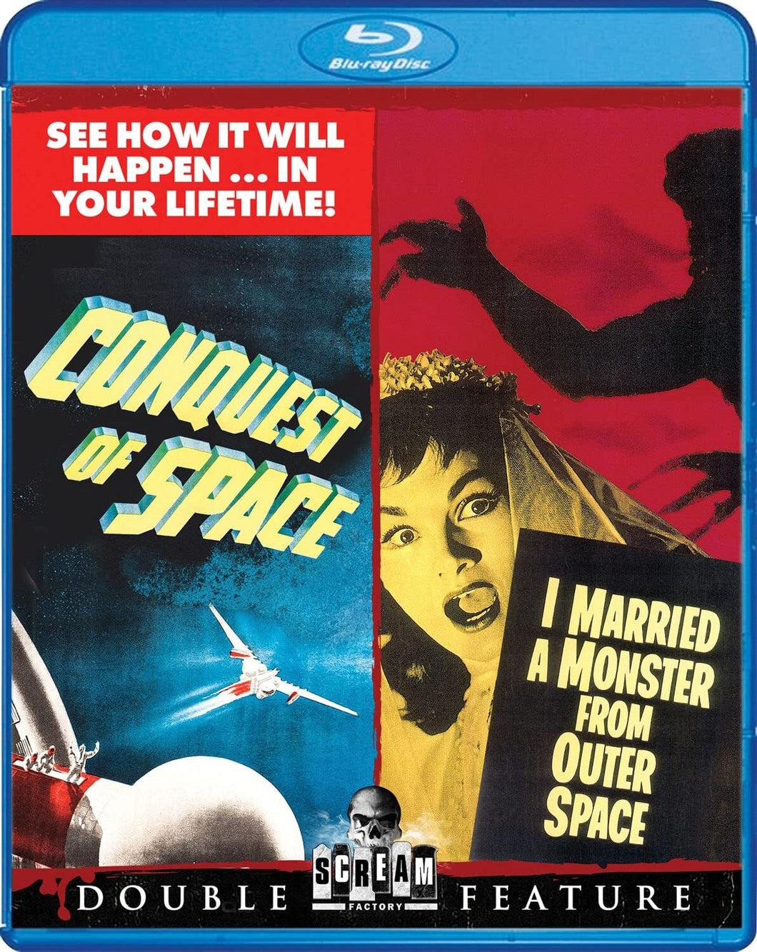 Conquest of Space / I Married a Monster from Outer Space (1955-1958) - front cover