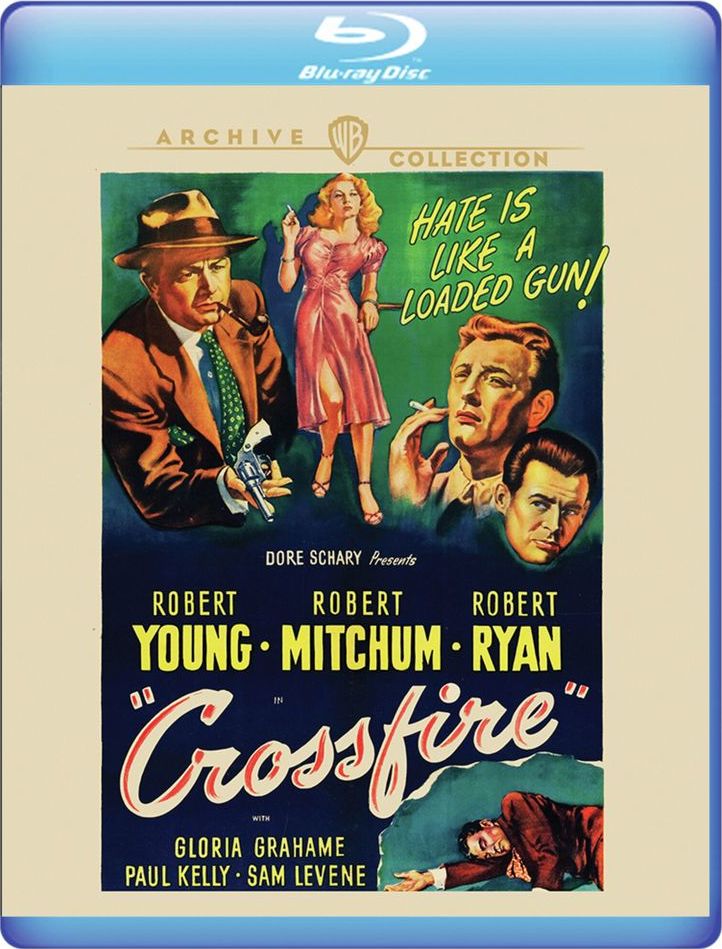 Crossfire (Feux croisés)(1947) de Edward Dmytryk - front cover