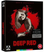 Load image into Gallery viewer, Deep Red 4K (1984) de Dario Argento - front cover
