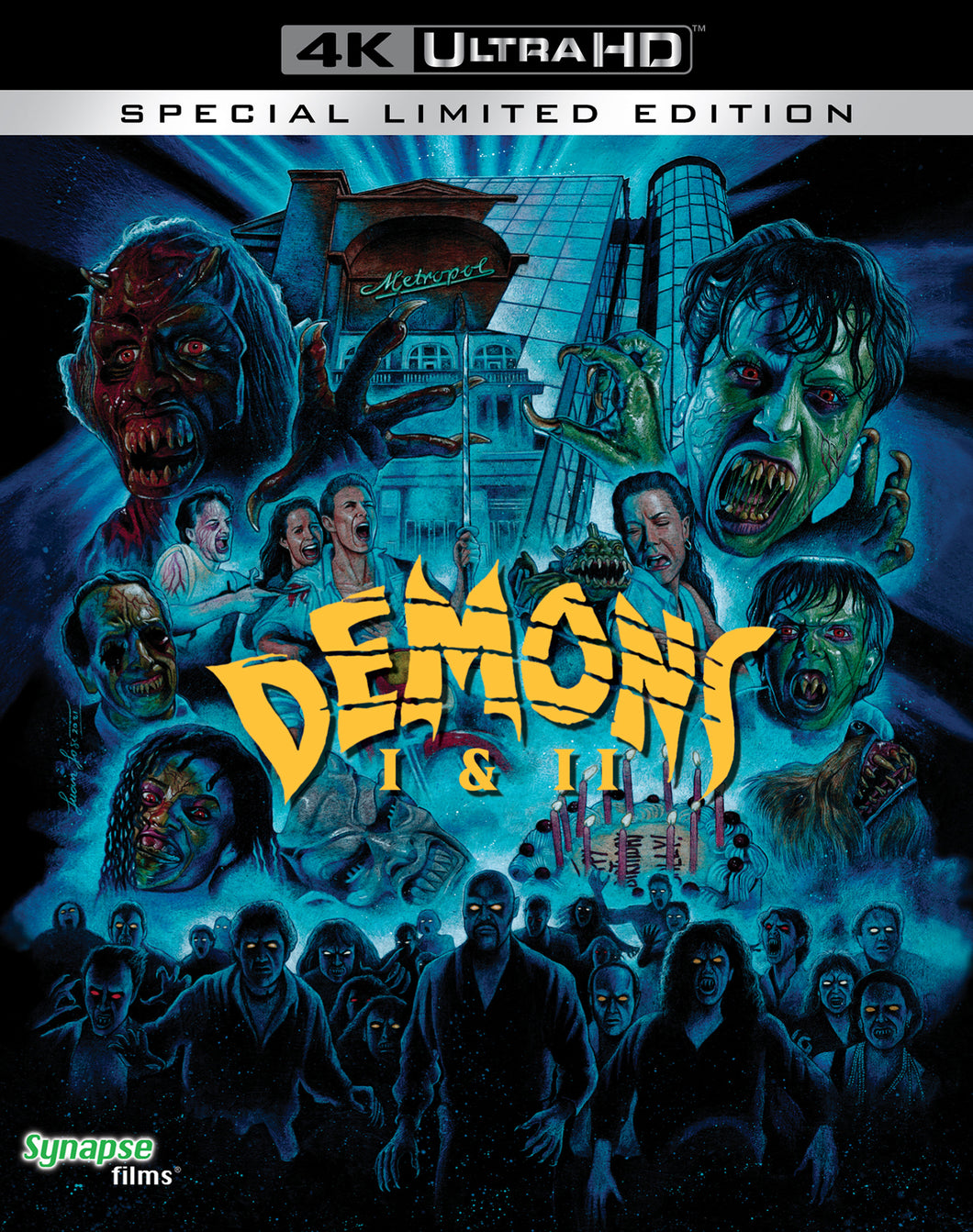 Demons 1 & 2 4K (1985-1986) - front cover