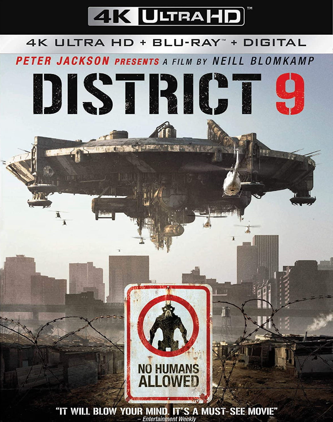 District 9 4K (2009) de Neill Blomkamp - front cover