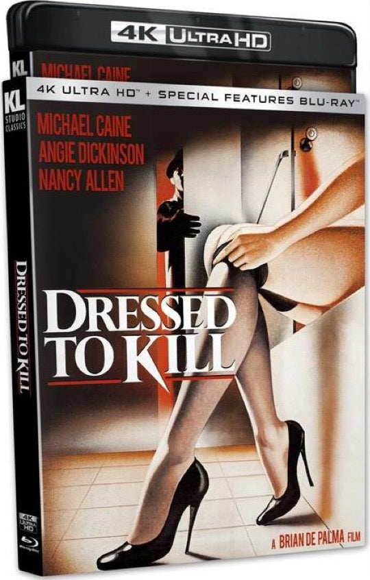 Dressed to Kill 4K (1980) de Brian De Palma - front cover