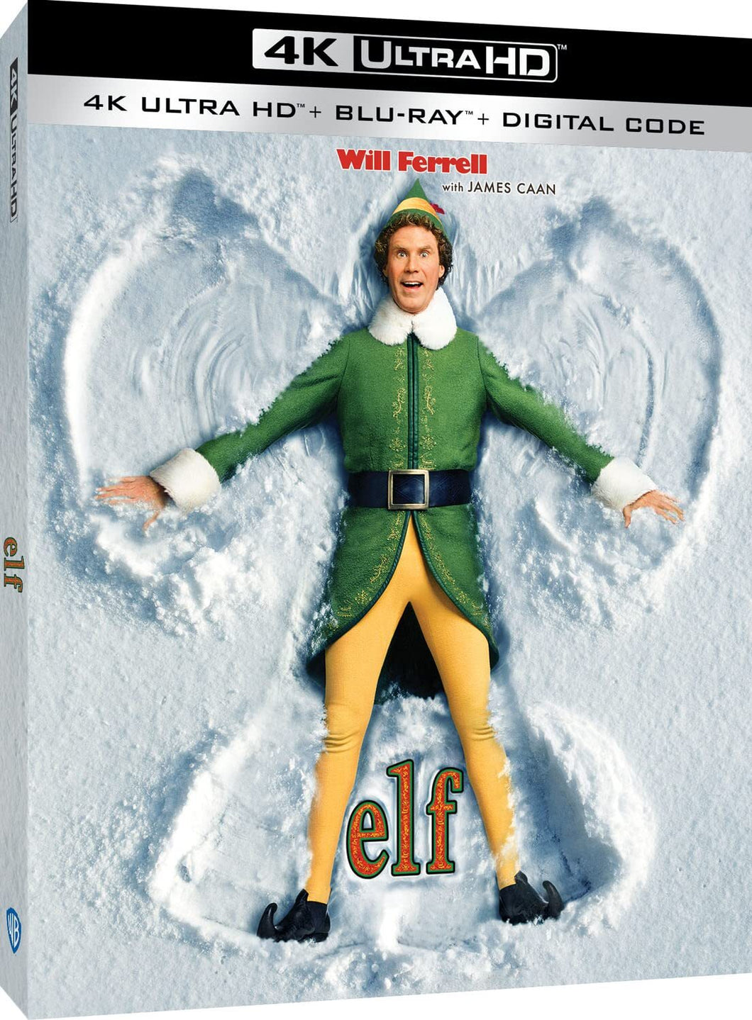 Elf 4K (2003) de Jon Favreau - front cover