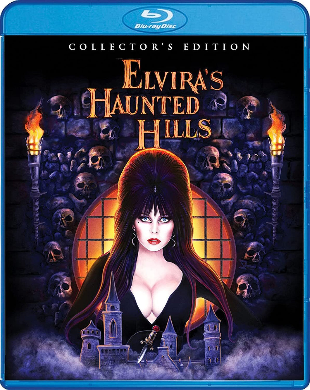 Elvira's Haunted Hills (2001) de Sam Irvin - front cover