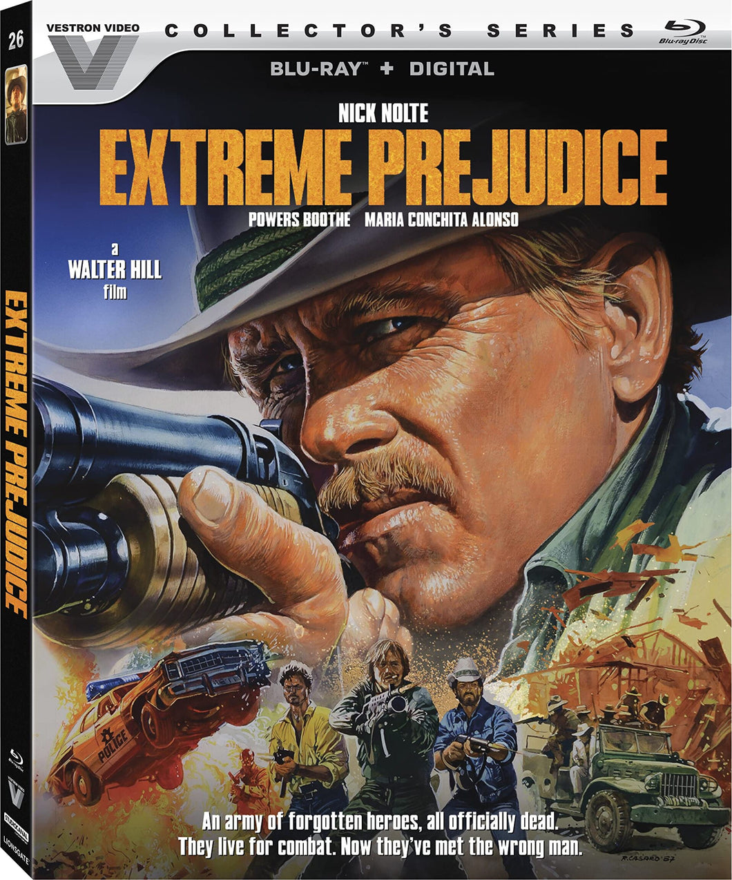 Extreme Prejudice (1987) de Walter Hill - front cover