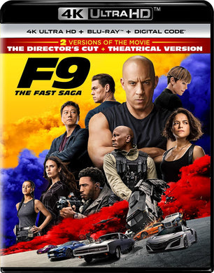 F9: The Fast Saga 4K (2021) de Justin Lin - front cover