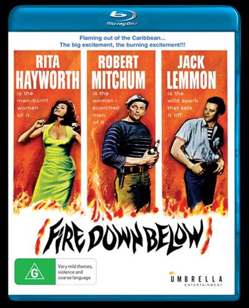 Fire Down Below (1957) de Fred F. Sears - front cover