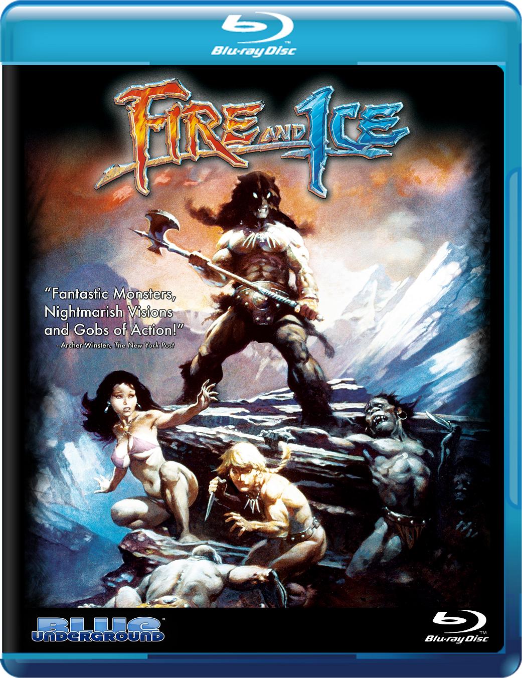 Fire and Ice (1983) de Ralph Bakshi - front cover