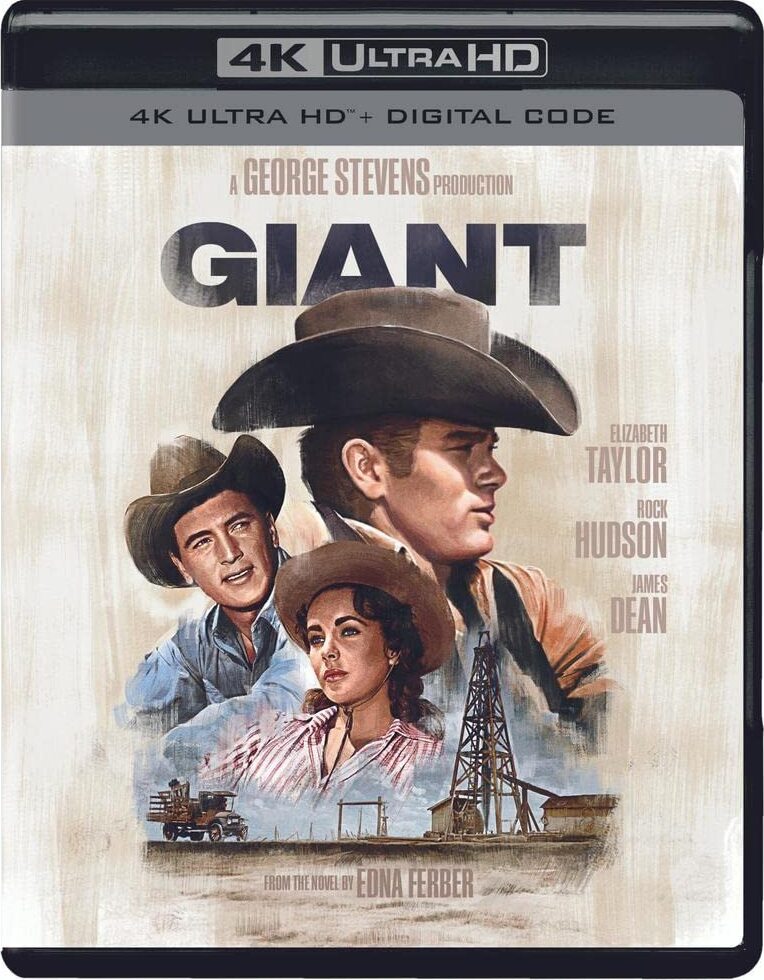 Giant 4K (1956) de George Stevens - front cover