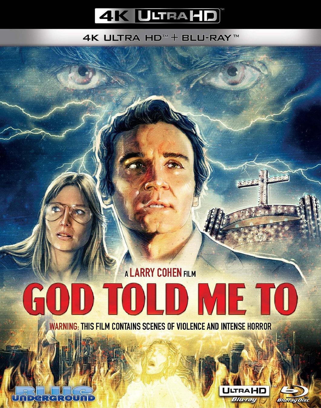 God Told Me To 4K (1976) de Larry Cohen - front cover