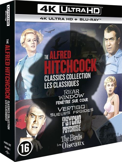 The Alfred Hitchcock Classics Collection 4K (1954-1963) de Alfred Hitchcock - front cover