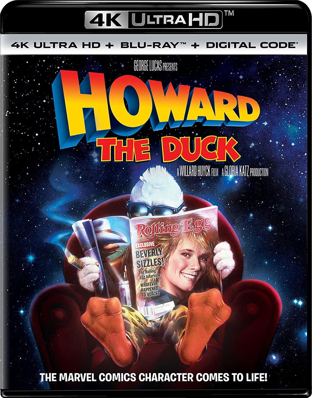 Howard the Duck 4K (1986) de Willard Huyck - front cover