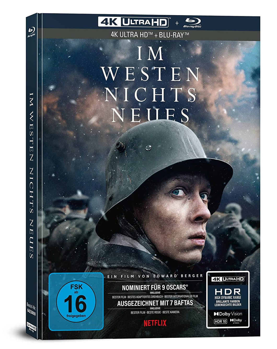 All Quiet on the Western Front 4K (2022) de Edward Berger - front cover