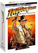 Carica l&#39;immagine nel visualizzatore di Gallery, Indiana Jones 4 Films Collection 4K (1981-2008) de Steven Spielberg - front cover
