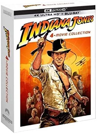 Indiana Jones 4 Films Collection 4K (1981-2008) de Steven Spielberg - front cover