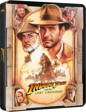 Indiana Jones and the Last Crusade 4K Steelbook (1989) de Steven Spielberg - front cover