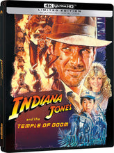 Load image into Gallery viewer, Indiana Jones and the Temple of Doom 4K Steelbook (1984) de Steven Spielberg - front cover

