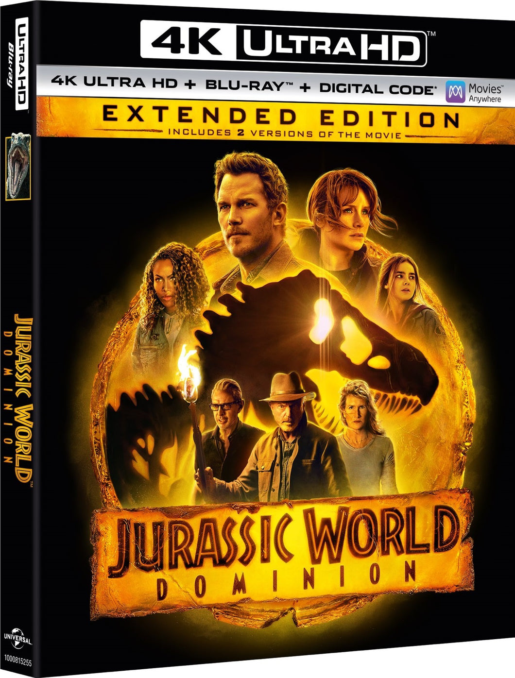 Jurassic World: Dominion 4K (2022) de Colin Trevorrow - front cover