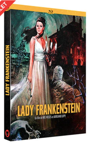 Lady Frankenstein (1971) de Mel Welles, Aureliano Luppi - front cover