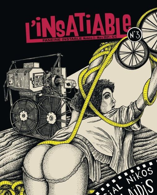 L'Insatiable n°3 - Nikos Nikolaïdis - front cover