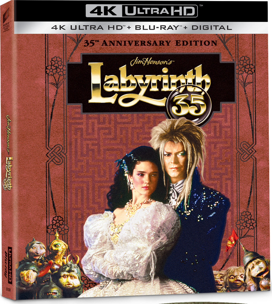 Labyrinth 4K (1986) de Jim Henson - front cover