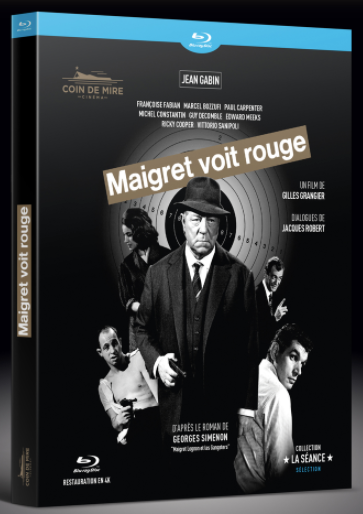 Maigret voit rouge (1963) de Gilles Grangier - front cover