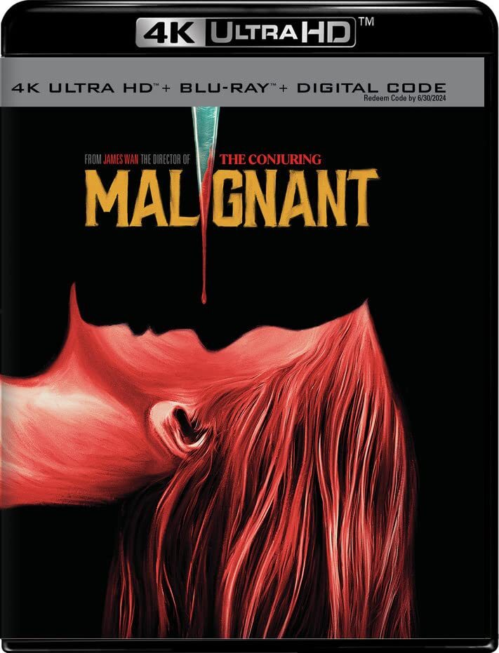 Malignant 4K (2021) de James Wan - front cover
