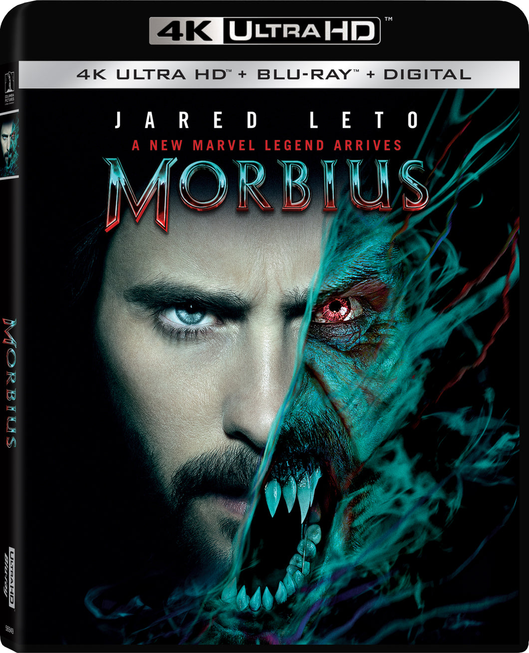 Morbius 4K (2022) de Daniél Espinosa - front cover