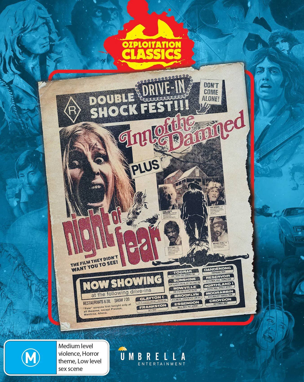 Night of Fear + Inn of the Damned (1972-1975) de Terry Bourke - front cover