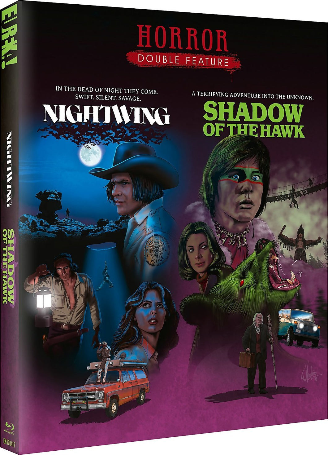 Nightwing & Shadow of the Hawk (1976-1979) de Arthur Hiller, George McCowan, Daryl Duke - front cover