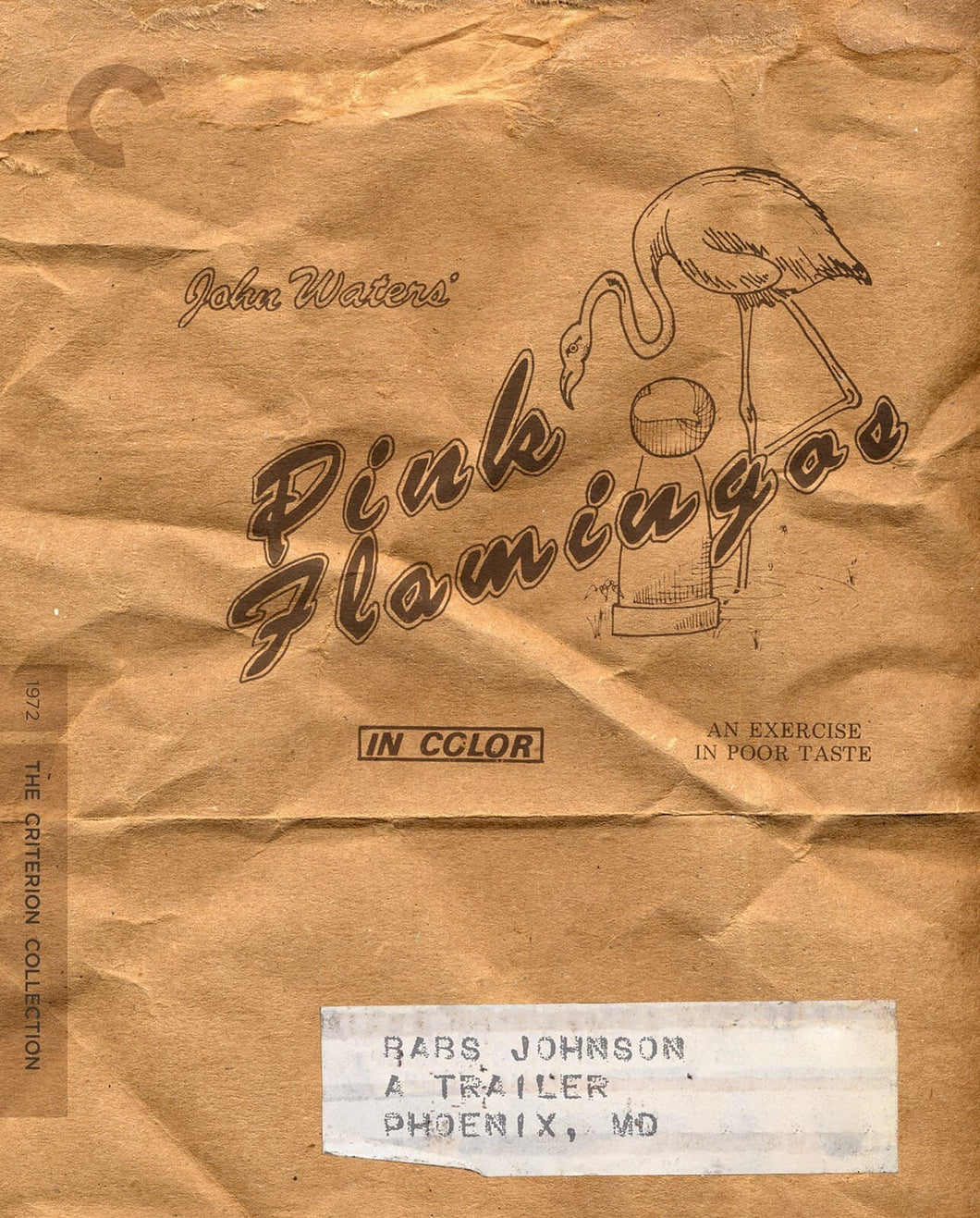 Pink Flamingos (1972) de John Waters - front cover