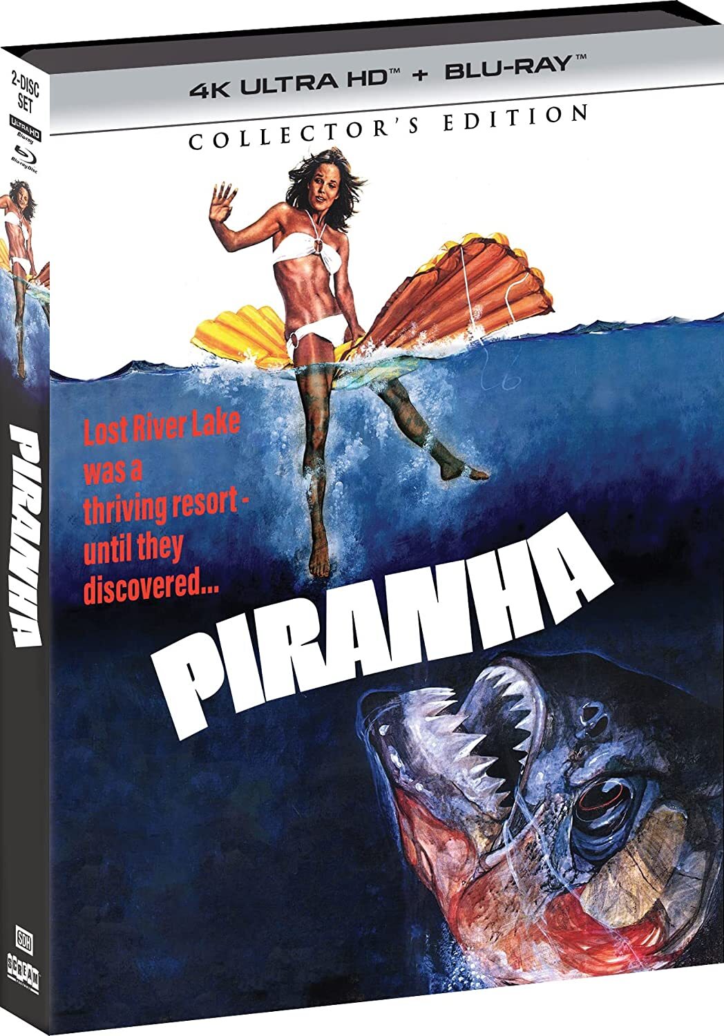 Piranha 4K (1978) de Joe Dante - front cover